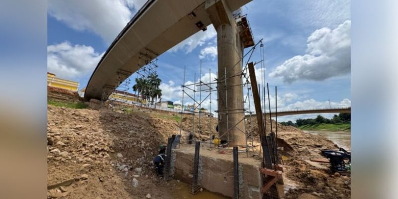 Obras seguem em ritmo acelerado com conclusão prevista em até 10 meses. Foto: Luy Andriel/Deracre