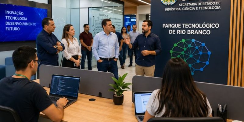 Inovação no Acre: nova sede da SEICT e Parque Tecnológico de Rio Branco impulsionam estratégia digital