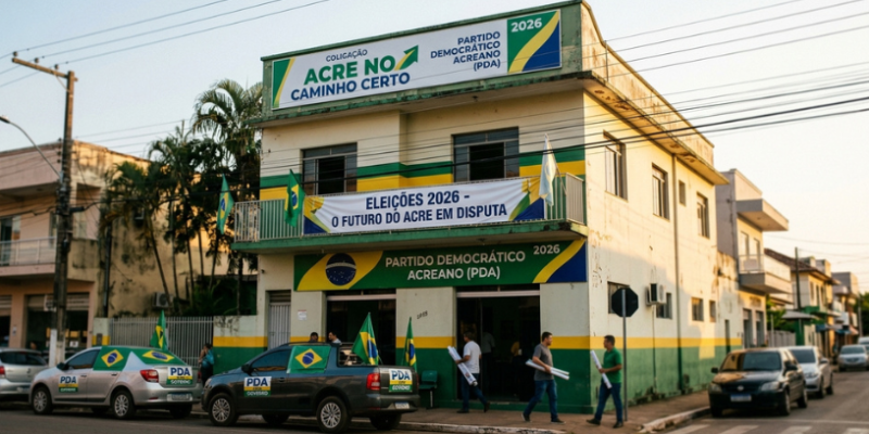 Eleições 2026 no Acre: disputa pelo governo ganha força e coloca Rio Branco no centro das estratégias